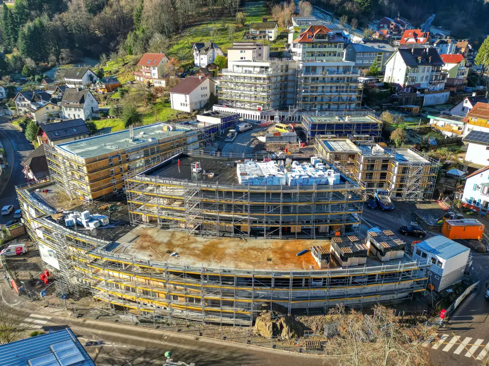 Baustelle in Bad Wildbad